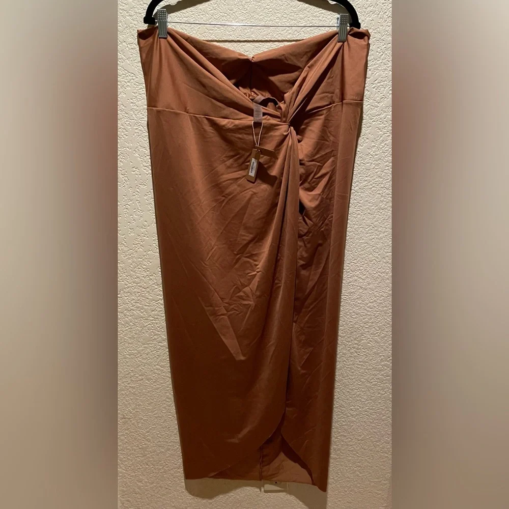 NWT Skims Swim Cover Up Sarong Skirt Almond Size 4X